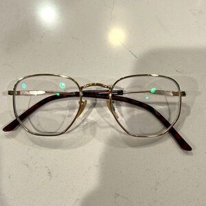 Rose Gold Octagonal Ray Bans